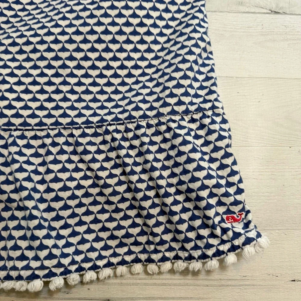 Vineyard Vines girls navy blue and white dress girls size 14‎